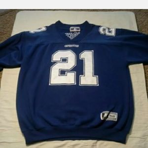 Vintage Rare Blue Deion Sanders Dallas Cowboys